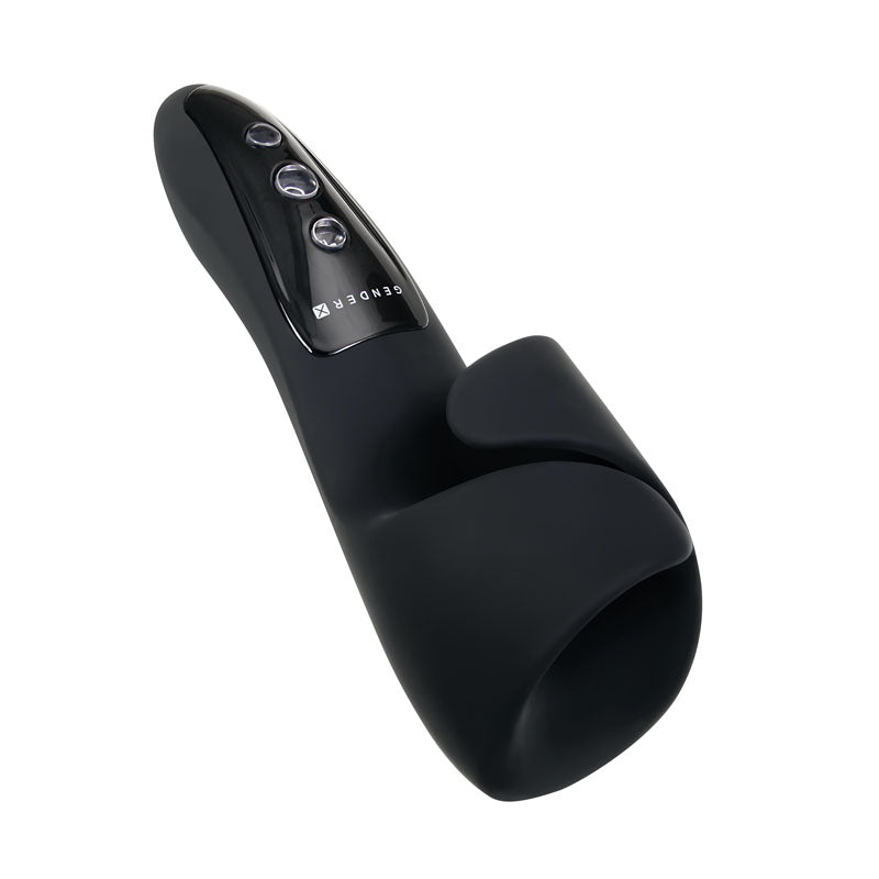 Gender X THE EMBRACE - Black USB Rechargeable Male Vibrator-GX-RS-8928-2