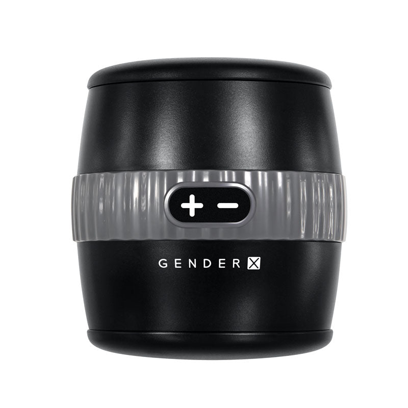 Gender X BARREL OF FUN - Black USB Rechargeable Stroker-GX-RS-8942-2