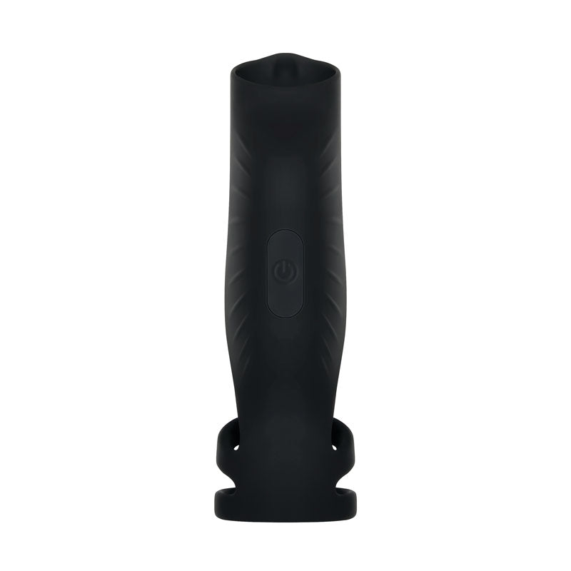 Gender X ROCKETEER - Black USB Rechargeable Vibrating Penis Sleeve-GX-RS-8959-2