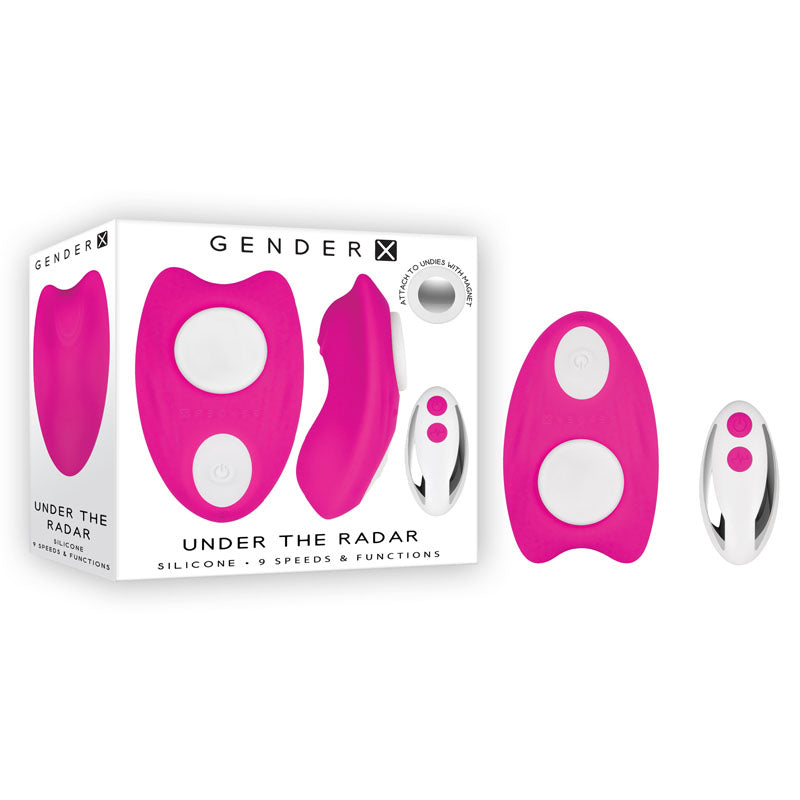 Gender X UNDER THE RADAR - Pink USB Rechargeable Panty Vibe-GX-RS-9093-2