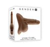 Gender X STAND TO PEE - Dark - Brown Realistic Stand-To-Pee Funnel-GX-SP-2925-2