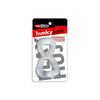 HUNKYJUNK BOOMERANG double-ring cockring & nut-tugger CLEAR STEAM-HUJ-155-CST
