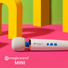 Magic Wand Mini - White Rechargeable Massage Wand-HV-135AU