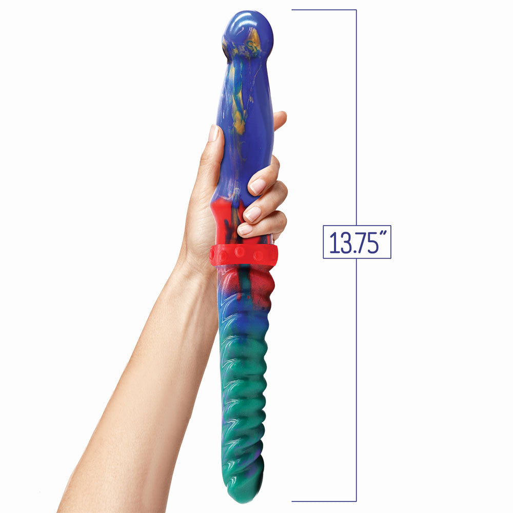 Alien Nation - Double Demon - Coloured 35 cm Fantasy Double Dildo-IC1382