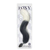 Foxy Fox Tail Silicone Butt Plug - Grey with White Tip - 46 cm Tail-IC1404