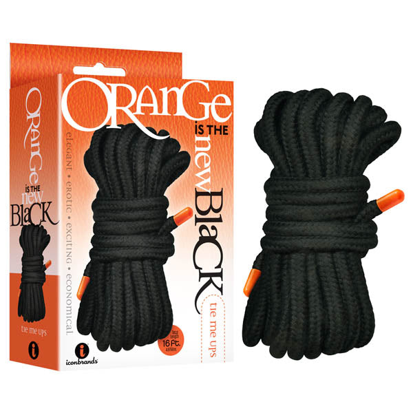 Orange Is The New Black - Tie Me Ups - Black Bondage Rope - 5 m Length-IC2322-2