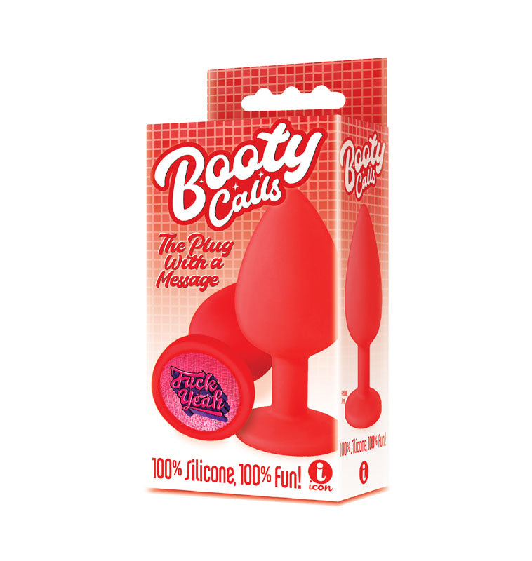 The 9s Booty Calls - Fuck Yeah - Red Butt Plug-IC2690