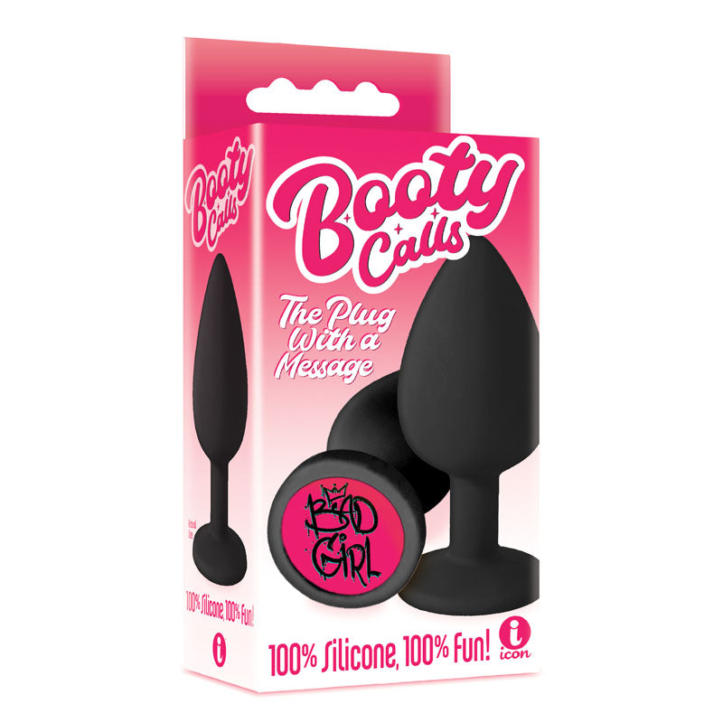 The 9s Booty Calls - Bad Girl - Black Butt Plug-IC2691