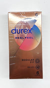 Durex Real Feel - Natural Feeling 6 Non-Latex Condoms Retail Pack