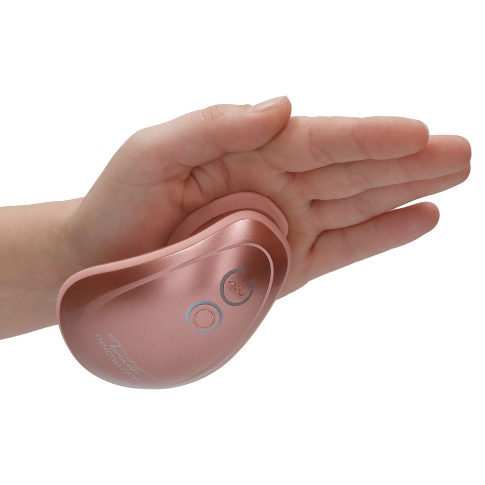 Twitch 1 - Rose Gold - Rose Gold USB Rechargeable Suction Vibrator-INN001ROS