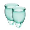 Satisfyer Feel confident Menstrual Cup (Dark Green)