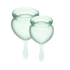 Satisfyer Feel Good Menstrual Cup (Light Green)-J1763-1