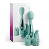 JimmyJane Canna - Teal 21.8 cm Massage Wand with 3 Interchangeable Heads-JJ10504