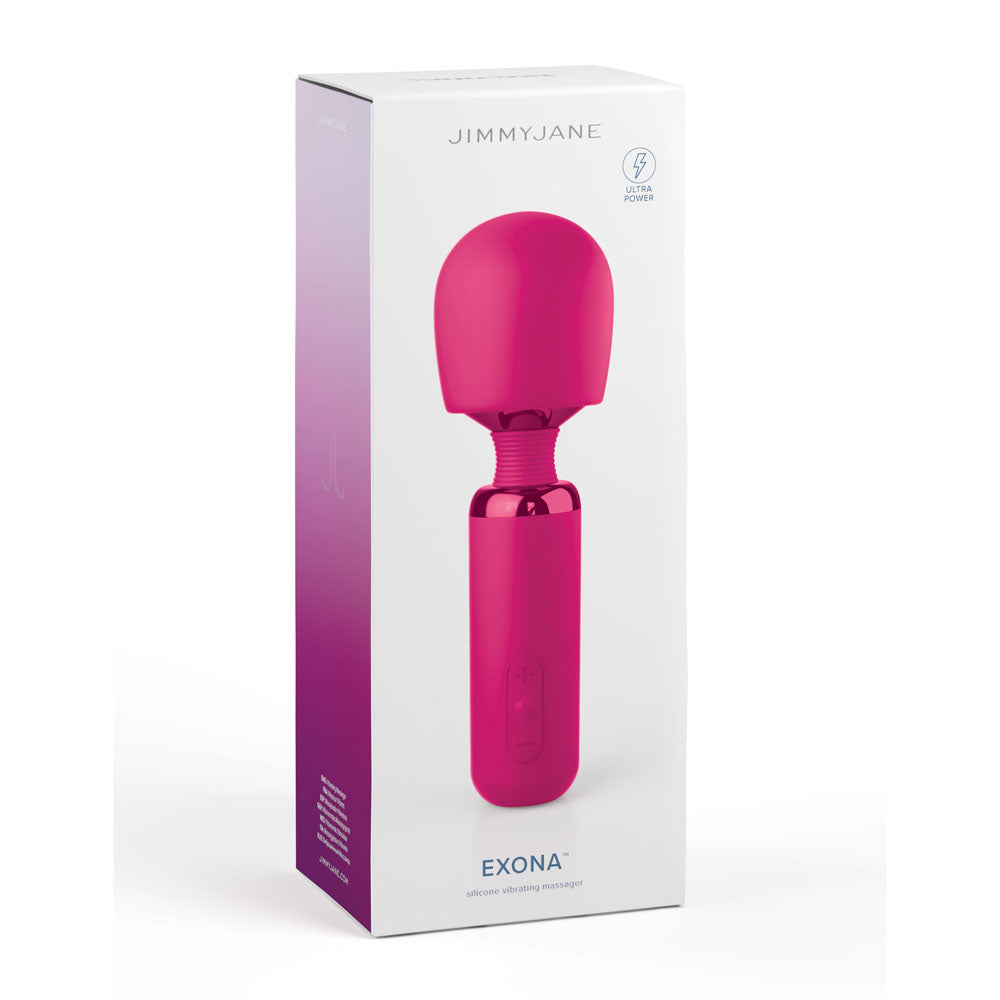 JimmyJane Exona - Pink 18.3 cm USB Rechargeable Massage Wand-JJ10507