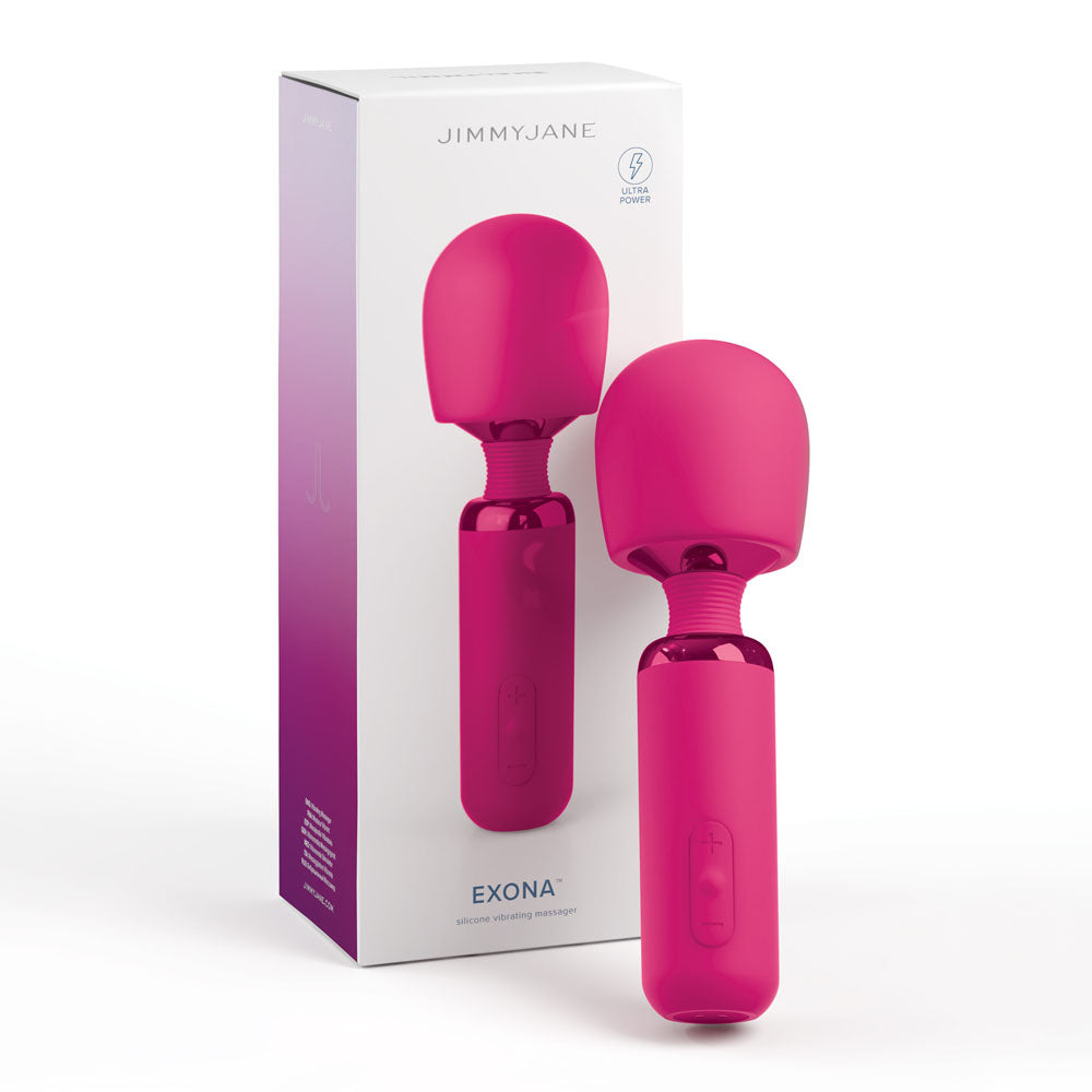 JimmyJane Exona - Pink 18.3 cm USB Rechargeable Massage Wand-JJ10507