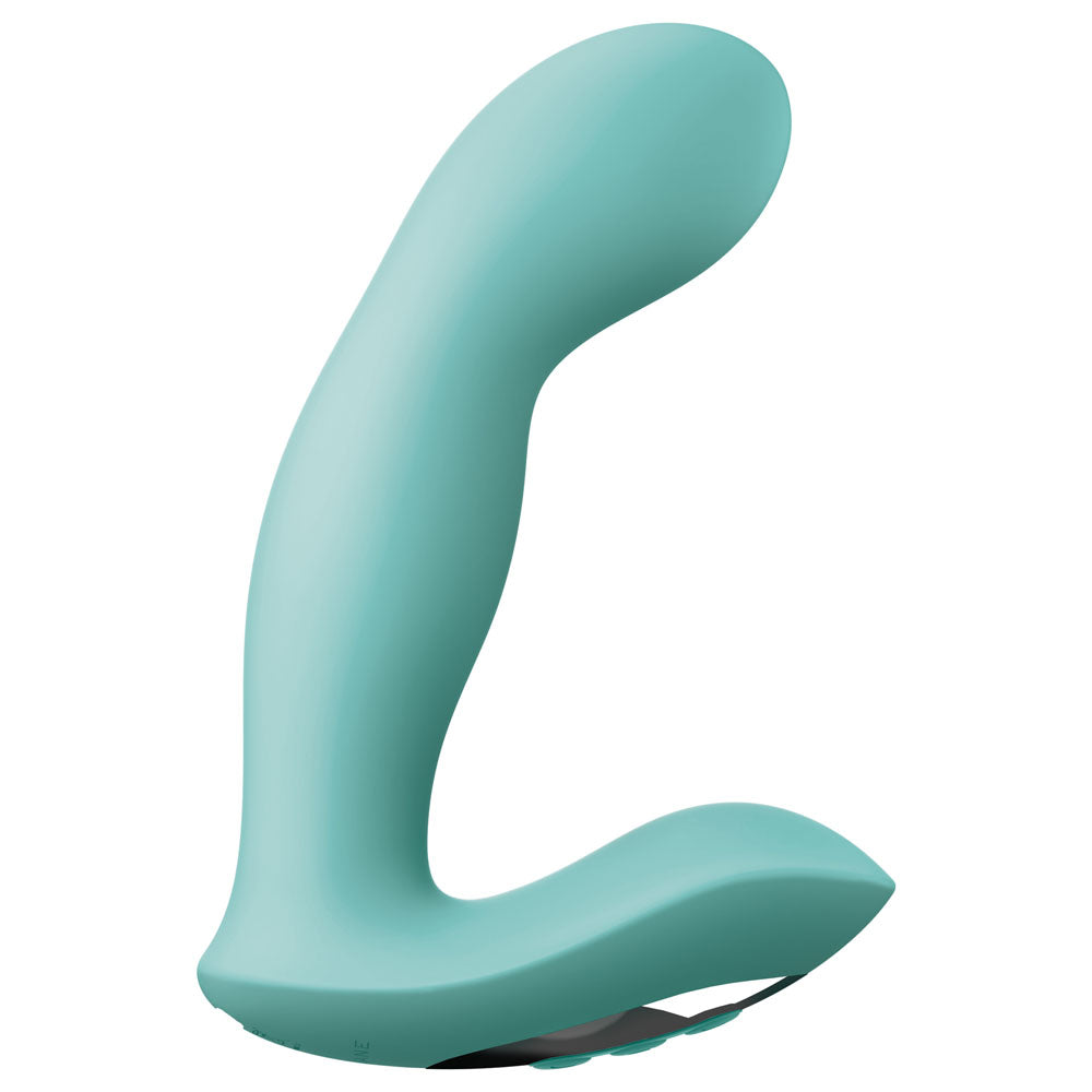 JimmyJane Pulsus G-Spot - Teal 15 cm USB Rechargeable Vibrator with Wireless Remote-JJ10551