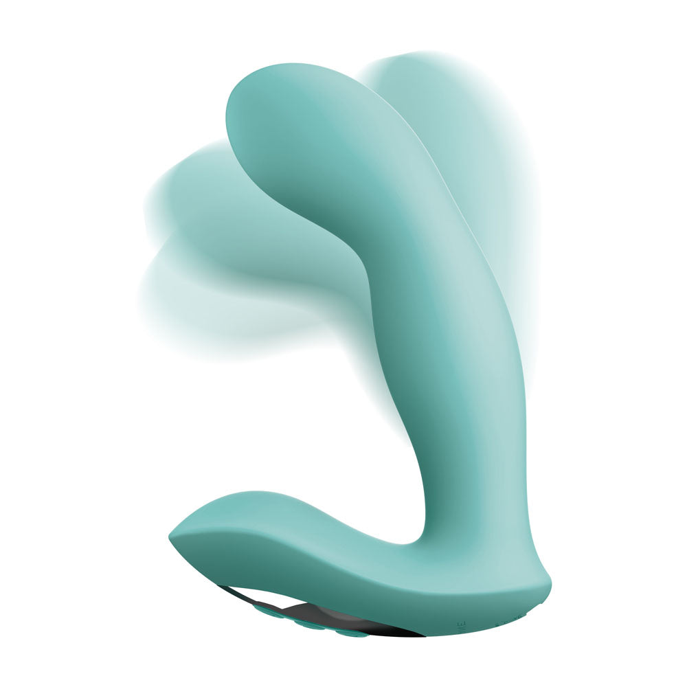 JimmyJane Pulsus G-Spot - Teal 15 cm USB Rechargeable Vibrator with Wireless Remote