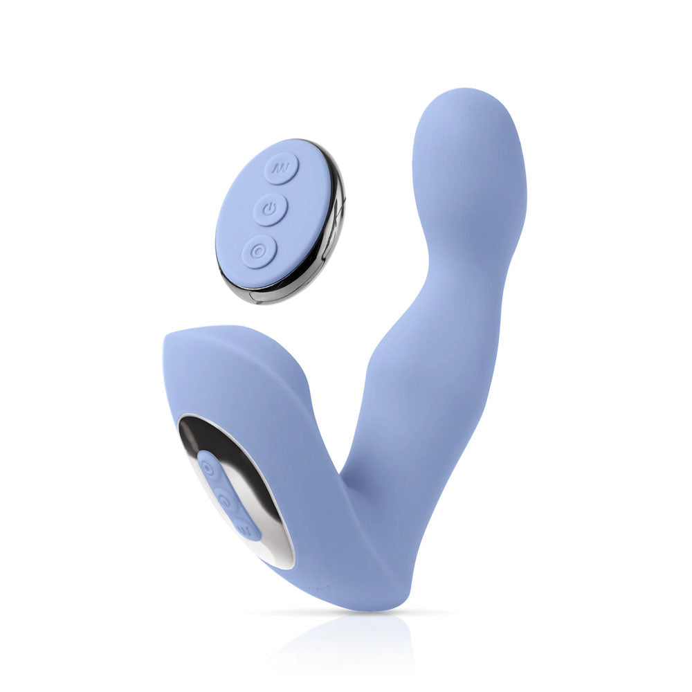 JimmyJane Pulsus P-Spot - Blue USB Rechargeable Prostate Massager with Remote-JJ10552