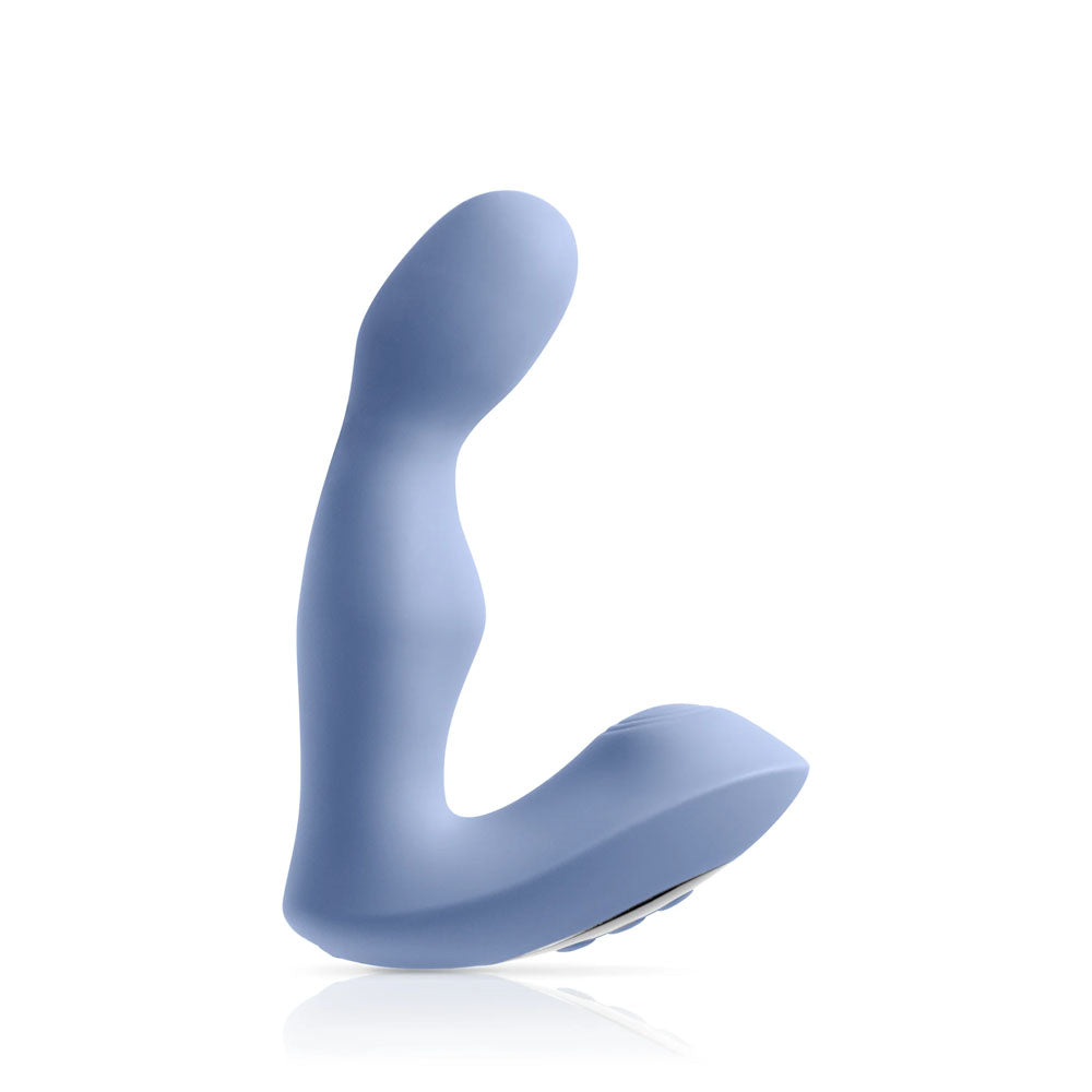 JimmyJane Pulsus P-Spot - Blue USB Rechargeable Prostate Massager with Remote-JJ10552