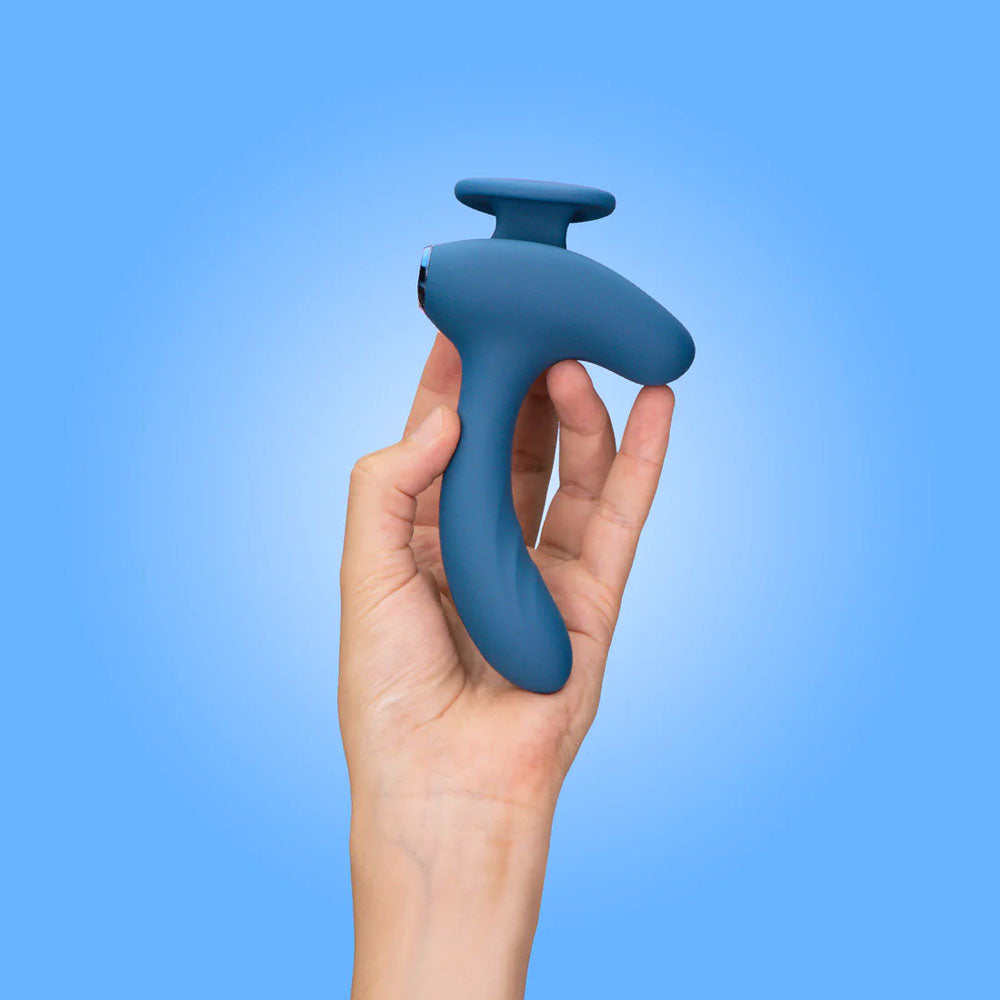 JimmyJane Solis Kyrios - Blue USB Rechargeable Prostate Massager with Remote-JJ10683