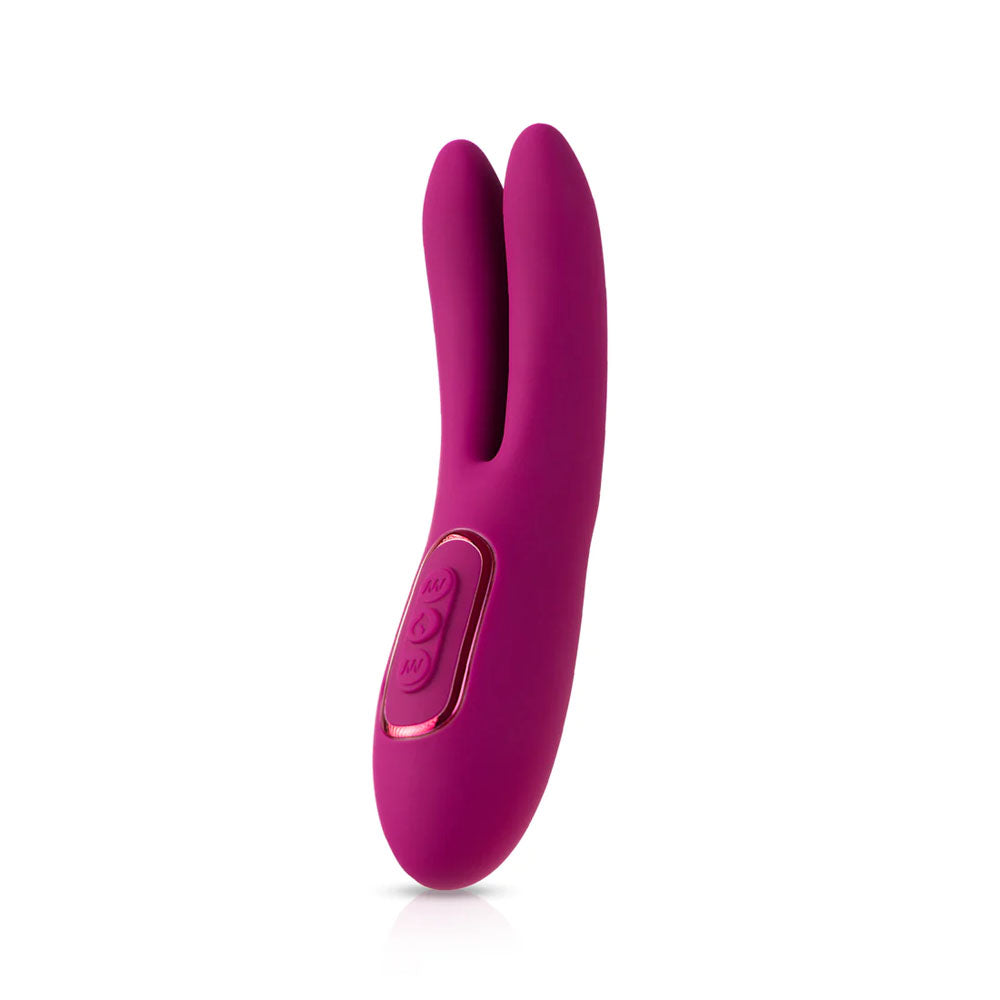 JimmyJane Solis Ascend 2 PRO - Purple 16 cm USB Rechargeable Dual Tip Stimulator-JJ10684