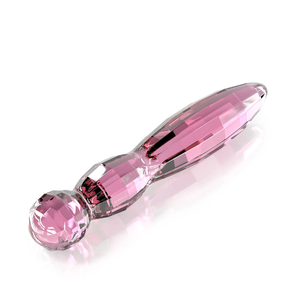 JimmyJane Dillenia Cissus - Clear Pink Glass 19.5 cm Dildo-JJ10750