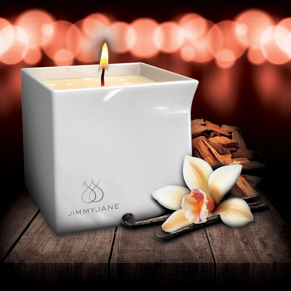 JimmyJane Afterglow Massage Oil Candle - Vanilla Sandalwood-(jj11737)