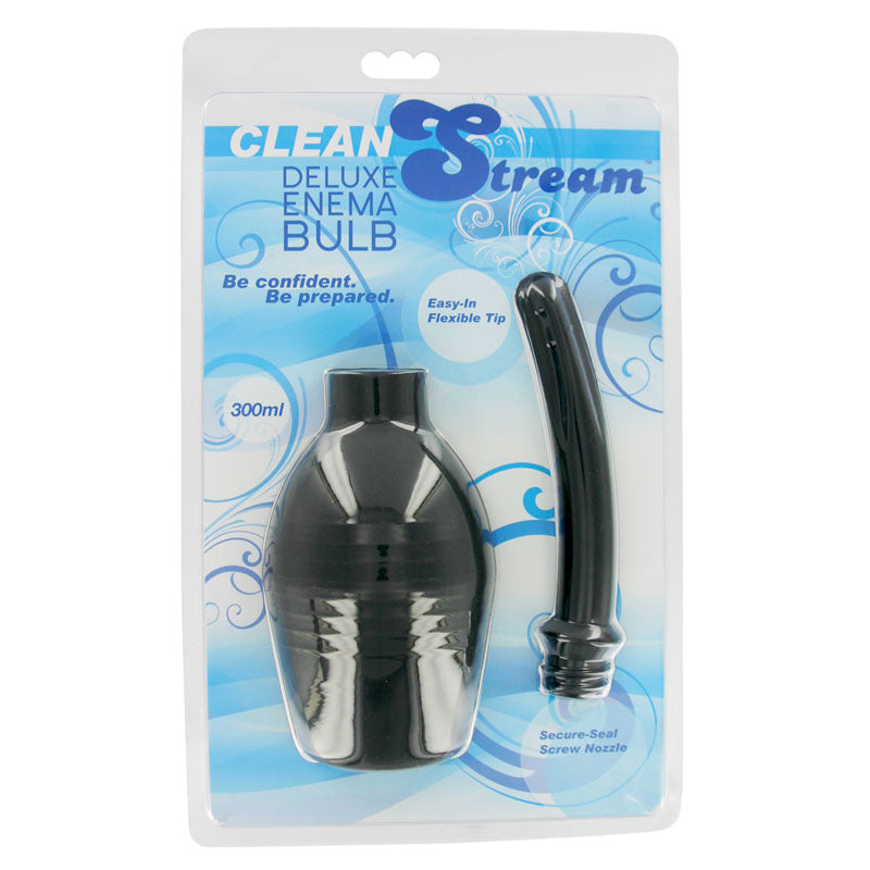 Cleanstream Deluxe Enema Bulb - Black Douche-KL720