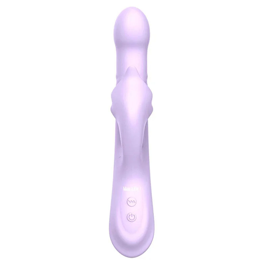 Adam & Eve EVES THROBBER - Lilac 25.4 cm USB Rechargeable Pulsating Rabbit Vibrator-L012 6900
