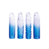 Adam & Eve SAPPHIRE Sleeve Set - Blue Clear Penis Sleeve Set - Set of 4 - L232 4000