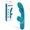 Adam & Eve SIRENS EMBRACE - Teal 24 cm USB Rechargeable Inflatable Rabbit Vibrator - L493 4000