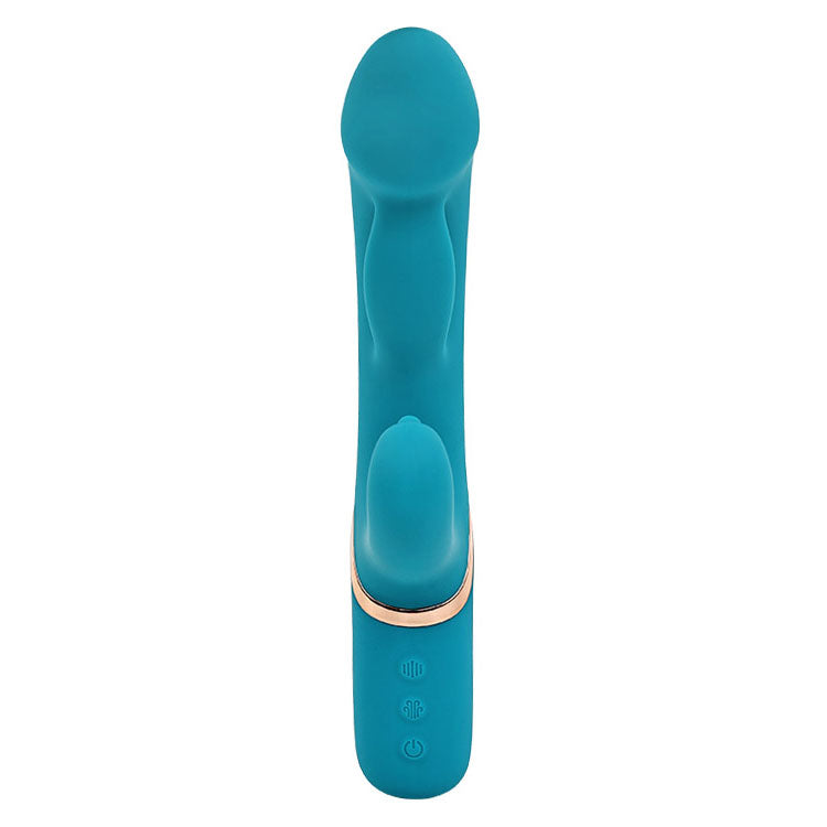 Adam & Eve SIRENS EMBRACE - Teal 24 cm USB Rechargeable Inflatable Rabbit Vibrator - L493 4000