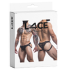 Cut For Men L4CE Jockstrap Capri Black- X-LARGE-L4CE04BKXL