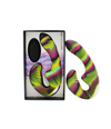 Colourful Camo Tandem Remote Control Strapless Strapon Yellow-LA-2019-2Y