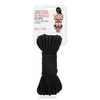 Lux Fetish BONDAGE ROPE 10M - BLACK-LF5106BLK