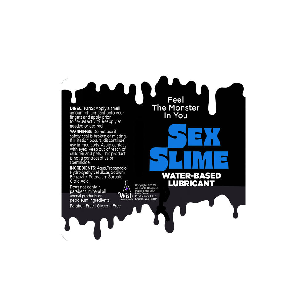 Sex Slime - Blue - Blue Water Based Lubricant - 60 ml Bottle-LGBT.1305