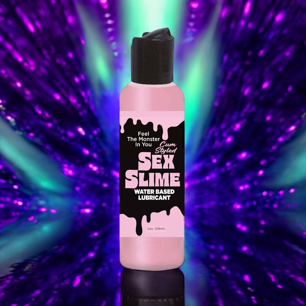 Sex Slime Cum Style Creature Lube - Pink 60 ml - Green Cum Style Water Based Lubricant - 60 ml Bottle-LGBT.1311