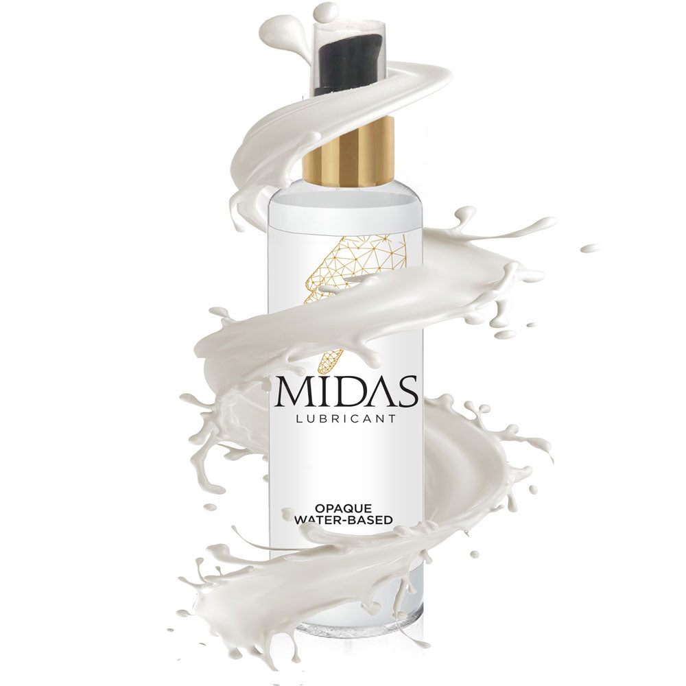 Midas Opaque Water Based Lubricant - 118 ml - Water Based Cum Lube - 118 ml-LGBT.208