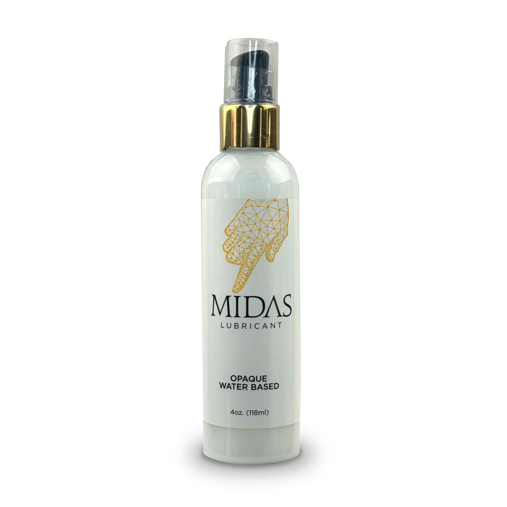 Midas Opaque Water Based Lubricant - 118 ml - Water Based Cum Lube - 118 ml-LGBT.208