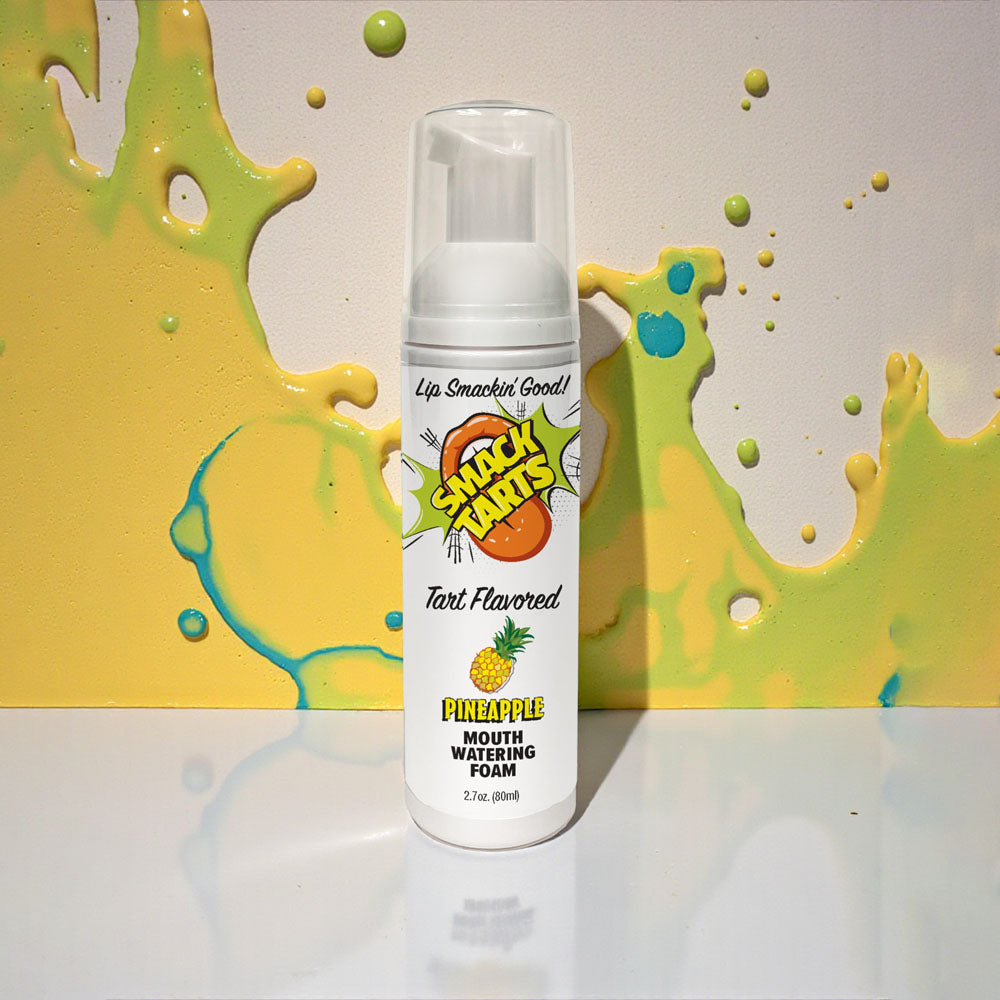 Smack Tarts Mouthwatering Foam - Pineapple - Sour Pineapple Flavoured - 80 ml Bottle - LGBT.473