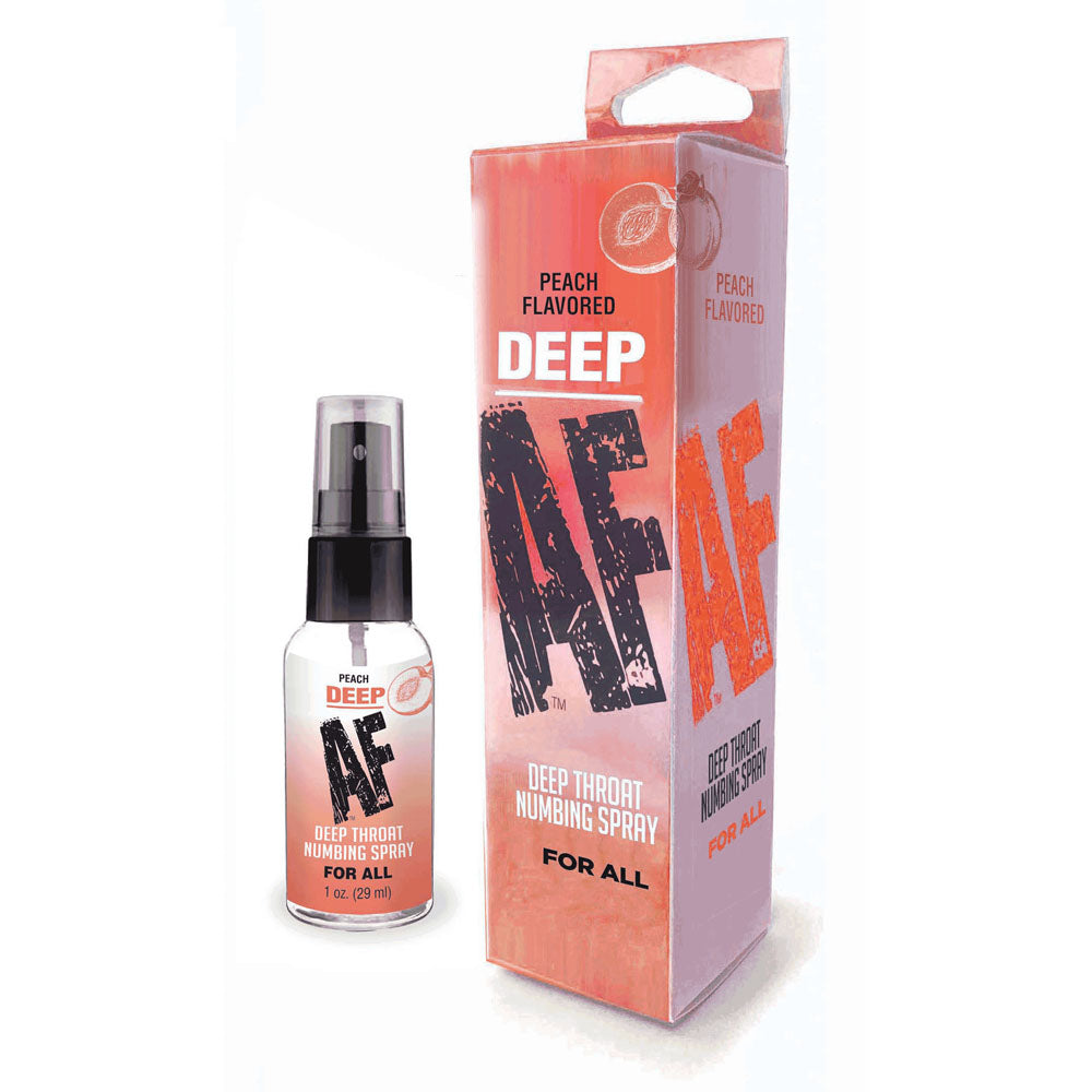 Deep AF - Peach - Peach Flavoured Deep Throat Spray - 29 ml-LGBT.614