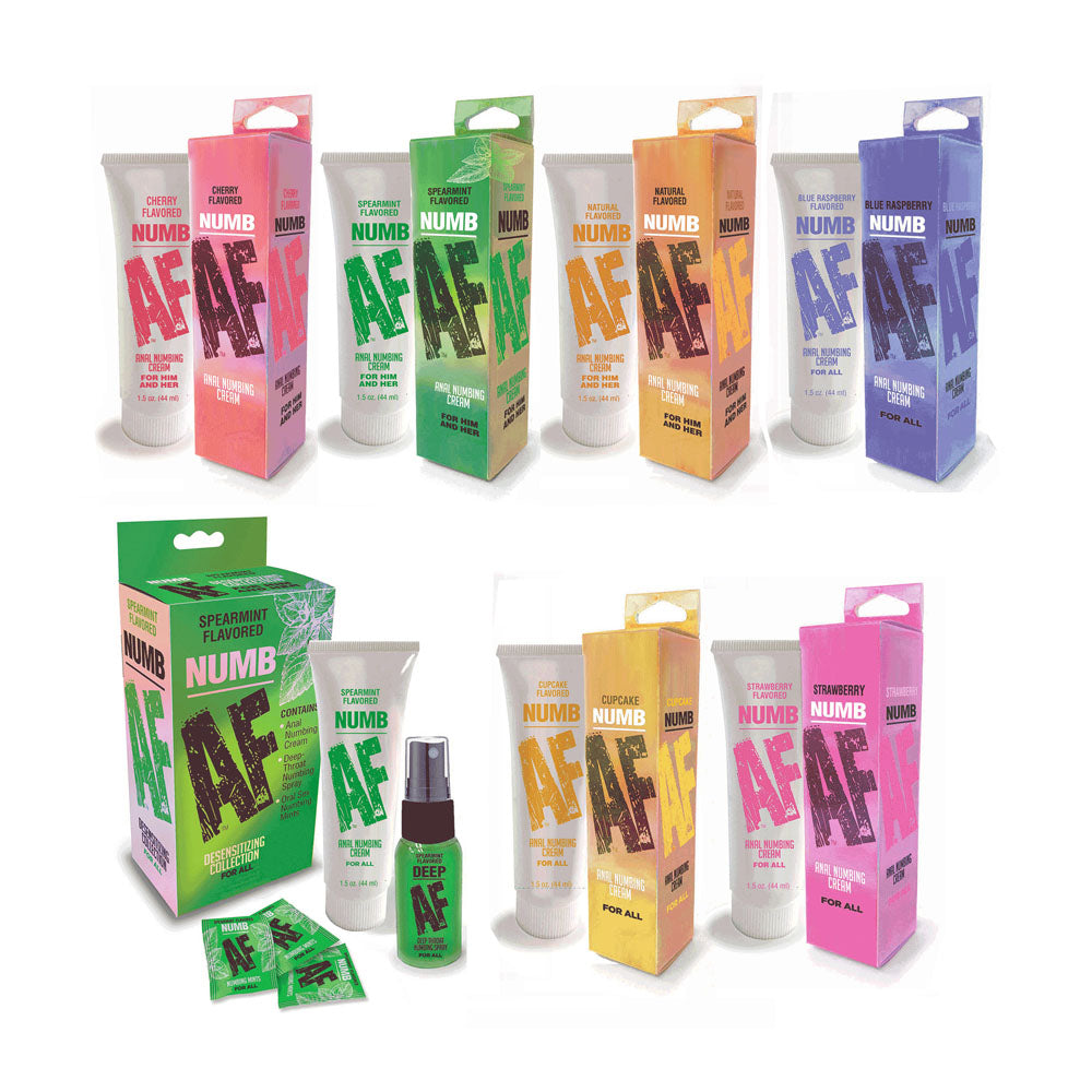 Numb AF - Strawberry - Strawberry Flavoured Anal Numbing Cream - 44 ml Tube-LGBT.630