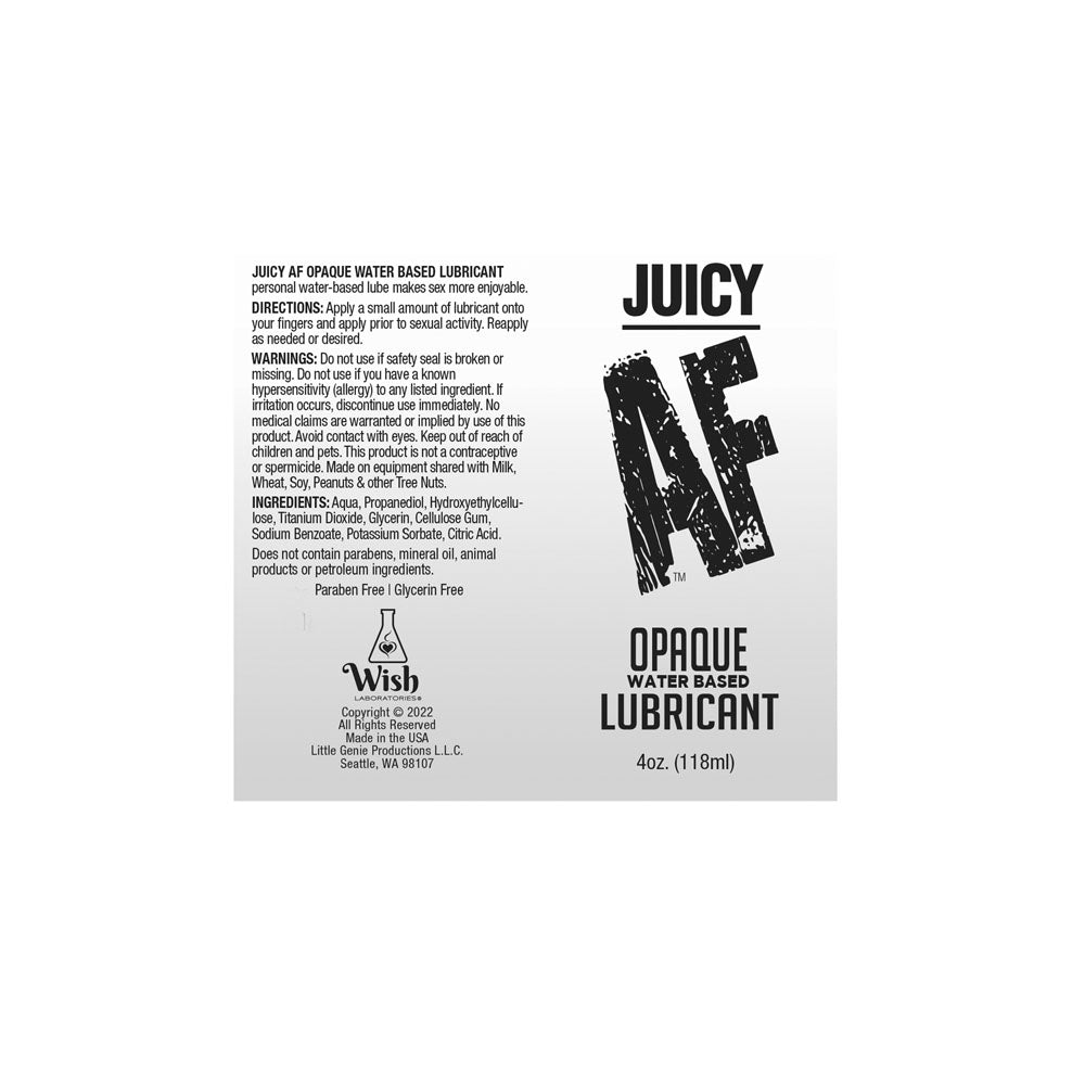 Juciy AF - Waterbased Opaque Lube - 59 ml - Waterbased Cum Lube - 59 ml-LGBT.655