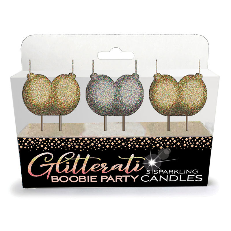 Glitterati - Boobie Candle Set - Novelty Candles - Set of 3-LGCP.1075