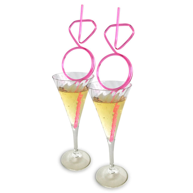 Glitterati - Diamond Straw Set - Hens Party Novelty - Set of 8-LGCP.1089