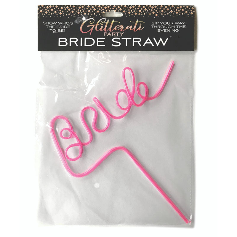 Glitterati - Bride Straw - Hens Party Novelty-LGCP.1090