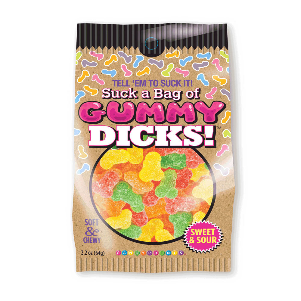 Suck A Bag Of Gummy Dicks! - Gummy Pecker Lollies - 64 grams-LGCP.1120