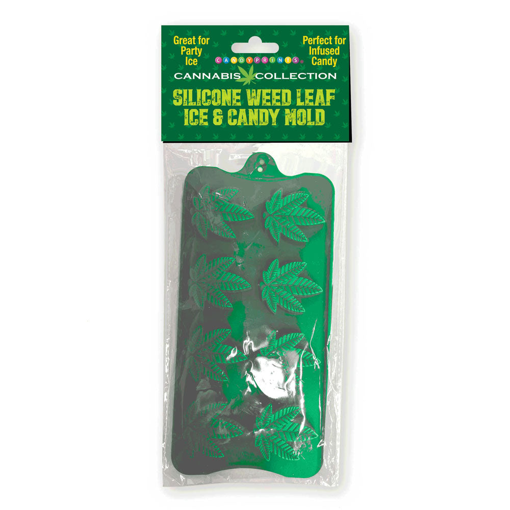 Cannabis Silicone Weed Leaf Ice Mould - Makes 8 Ice Leaves-LGCP.1127