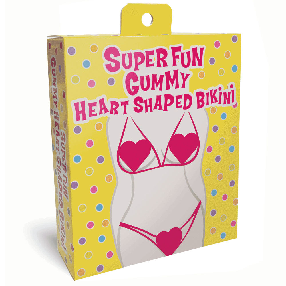 Super Fun Gummy Heart Shaped Bikini - Novelty Edible Underwear-LGCP.1129