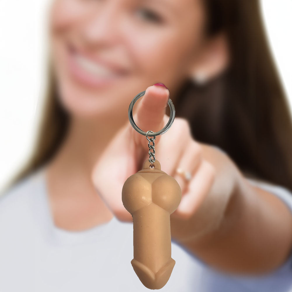 Super Fun Key Chain - Squishy Penis - Novelty Keychain-LGCP.1177